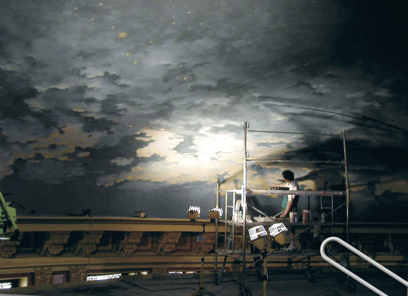 Church architecture and mural